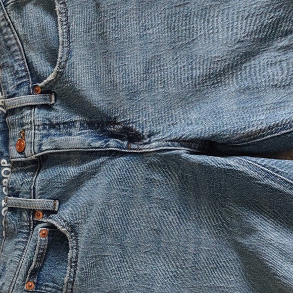 J. Crew 28P Demi Boot Crop Distressed Cotton Tencel Blend Blue Jeans - Picture 14 of 16